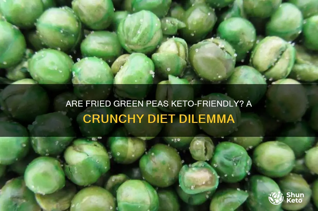are fried green peas keto