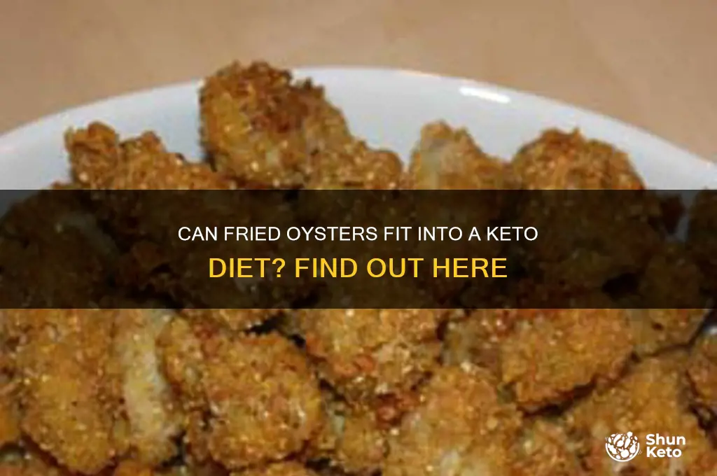 are fried oysters keto