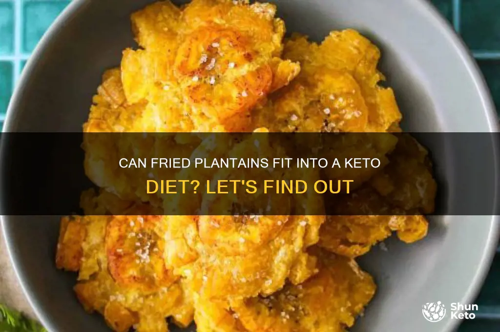 are fried plantains keto
