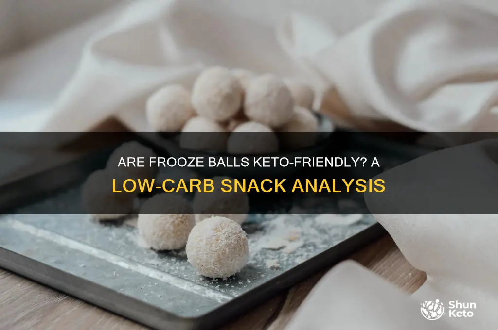 are frooze balls keto
