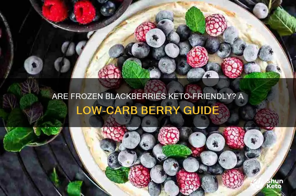 are frozen blackberries keto