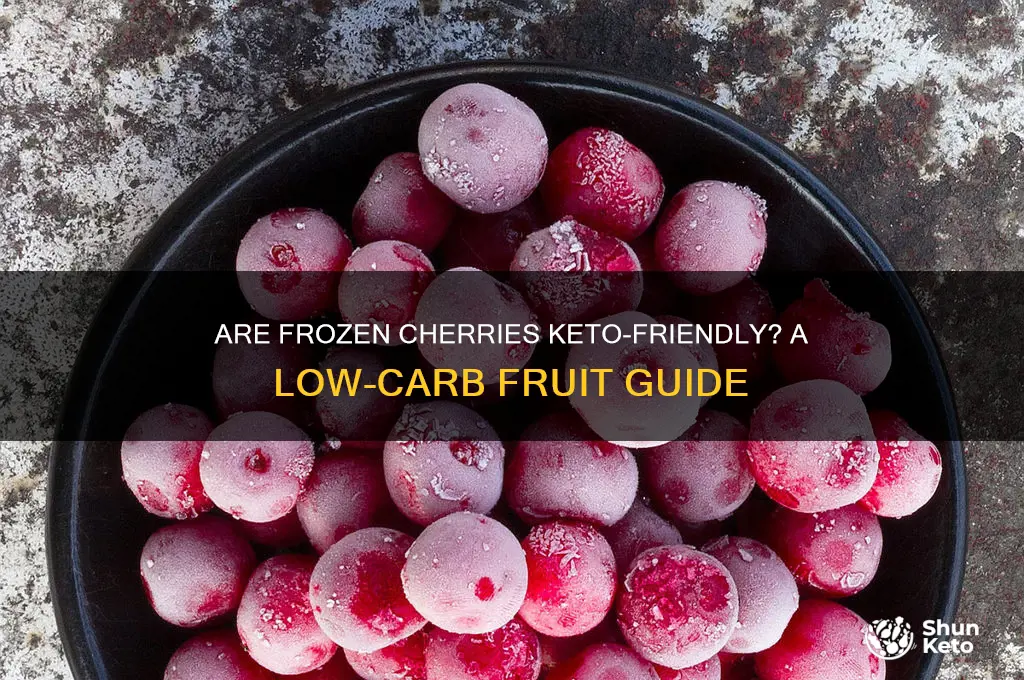 are frozen cherries keto