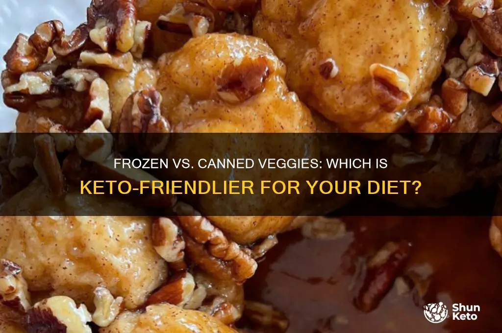 are frozen vegetables better than canned on keto