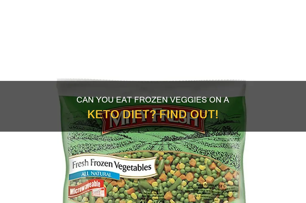 are frozen vegetables keto
