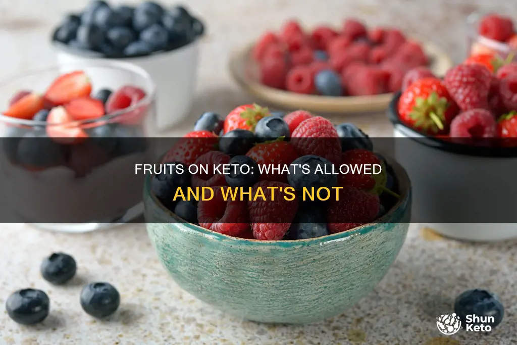 are fruits allowed on a ketogenic diet