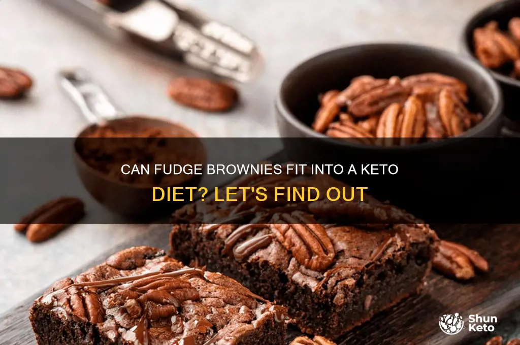 are fudge brownies keto