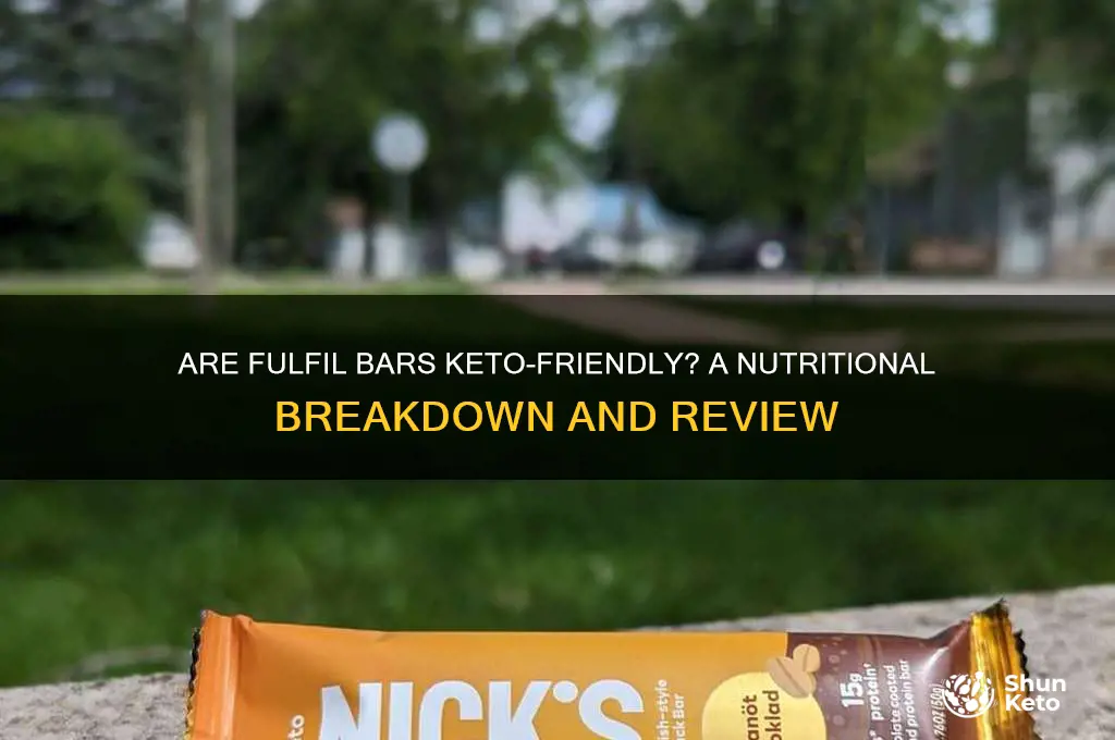 are fulfil bars keto
