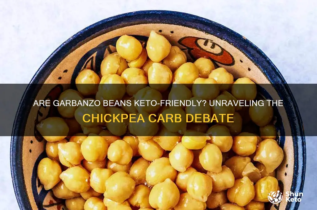 are garbanzo beans keto