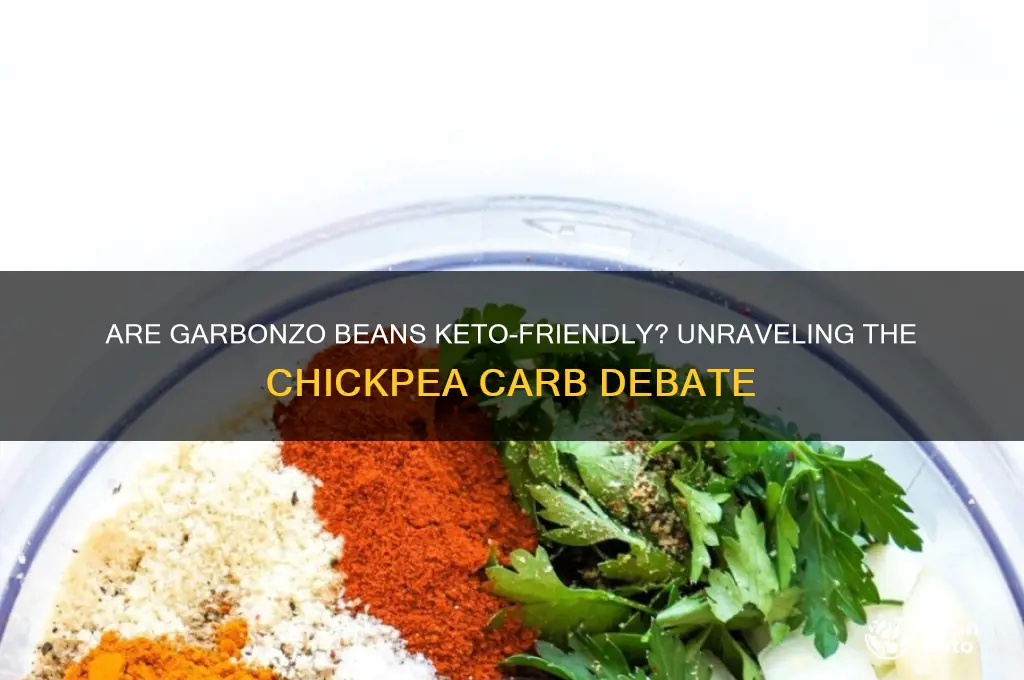 are garbonzo beans keto
