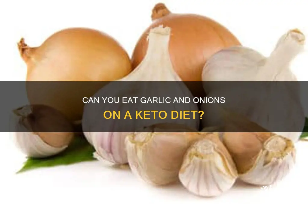 are garlic or onions allowed on keto diet
