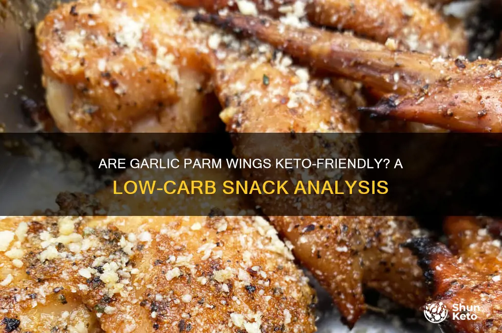 are garlic parm wings keto