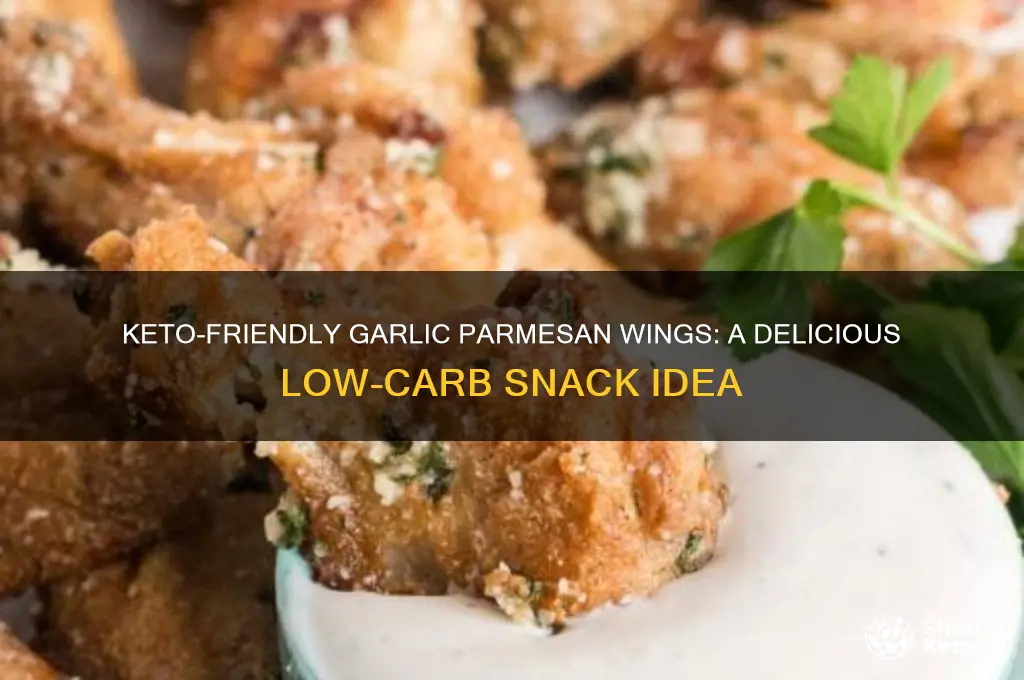 are garlic parmesan wings keto