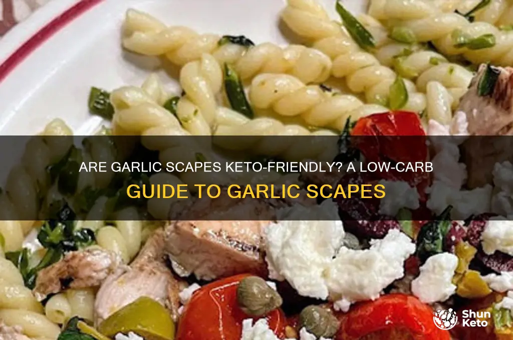 are garlic scapes keto