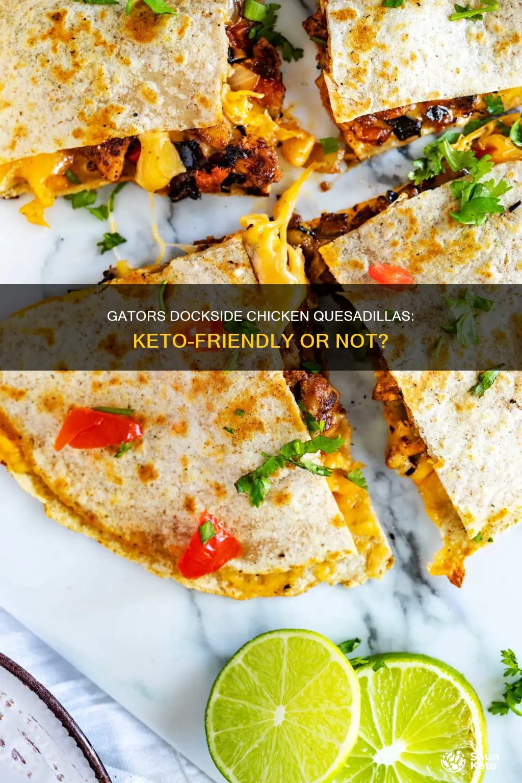 are gators dockside chicken quesadillas keto