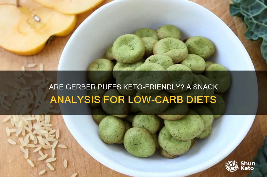 are gerber puffs keto