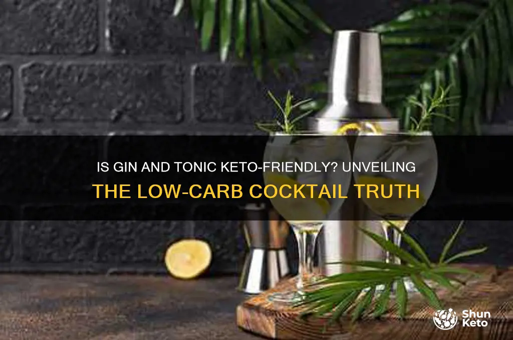are gin and tonic keto