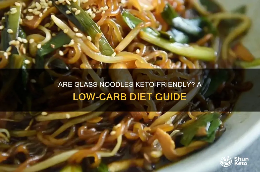 are glass noodles keto