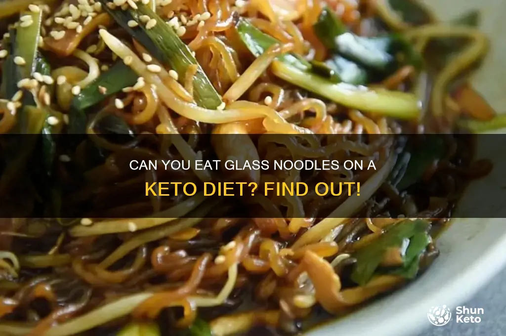 are glass noodles ok for keto diet