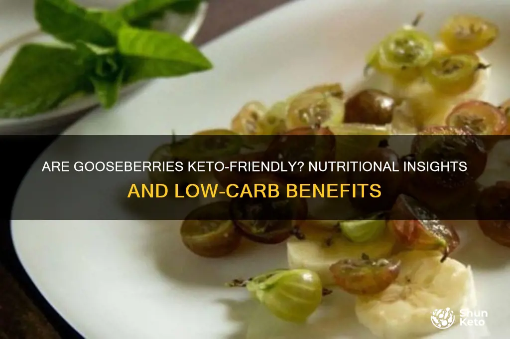 are gooseberries keto