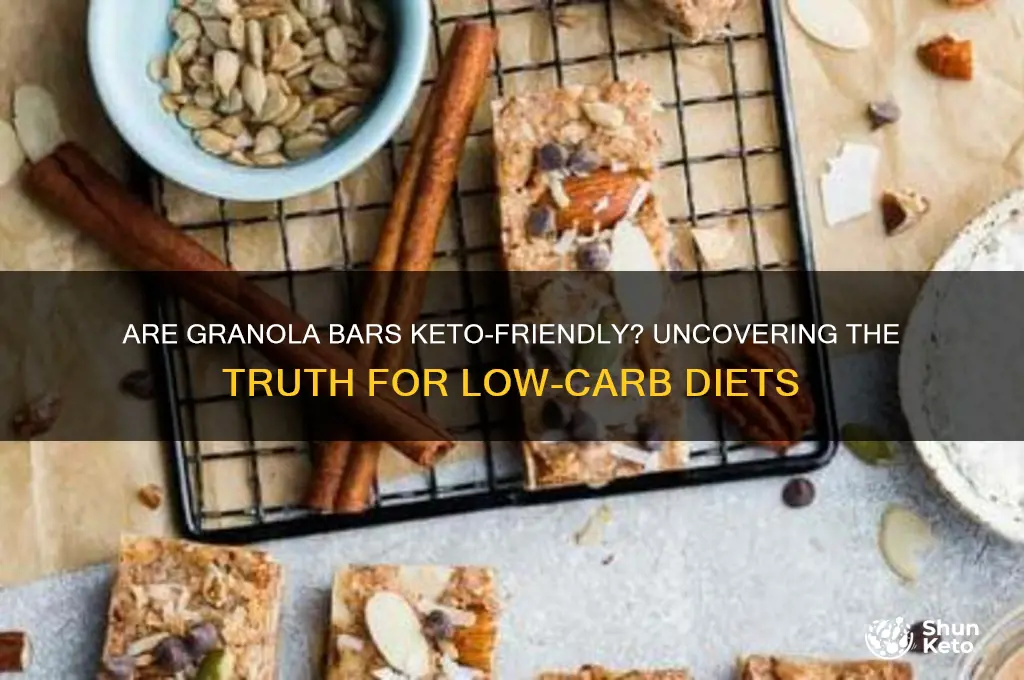 are granola bars keto