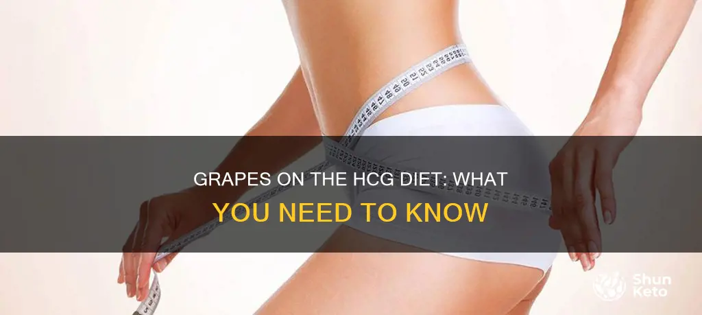 are grapes allowed on hcg diet