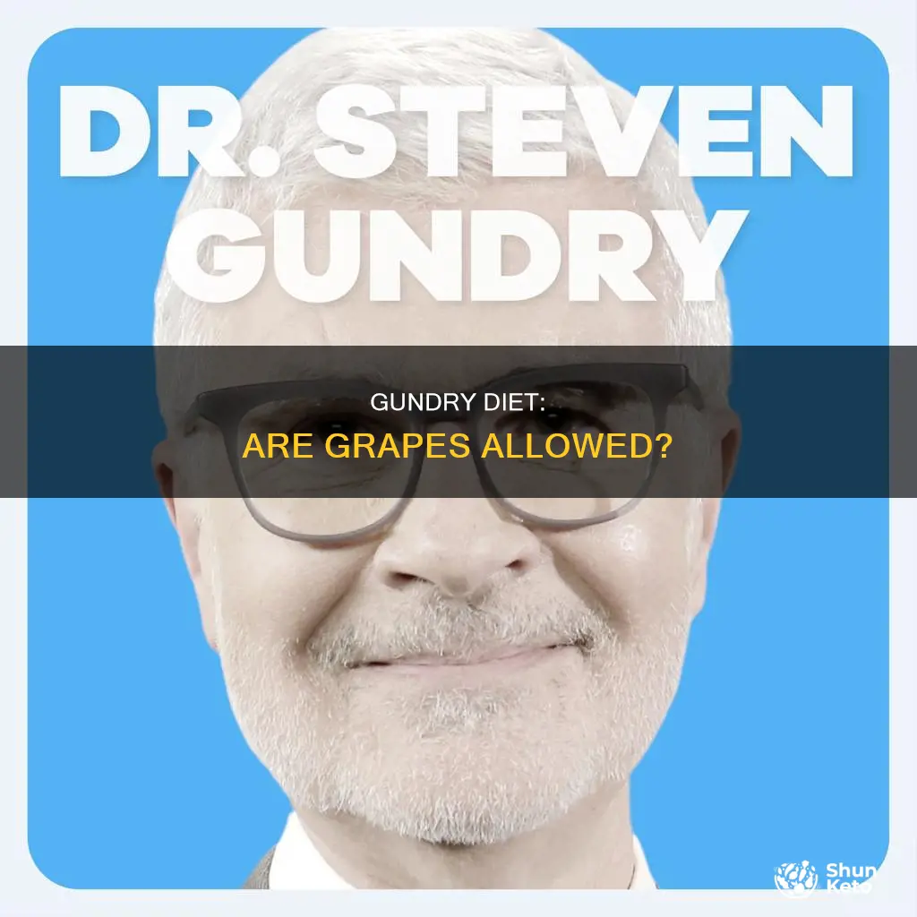 are grapes allowed on the gundry diet