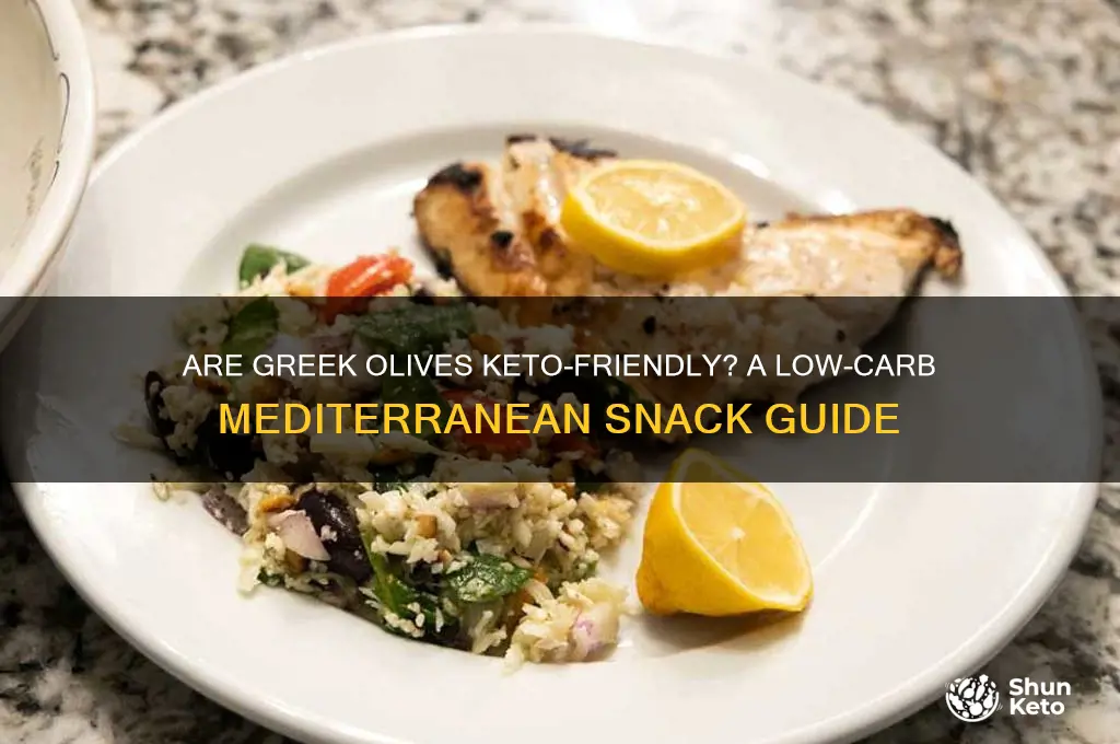 are greek olives keto