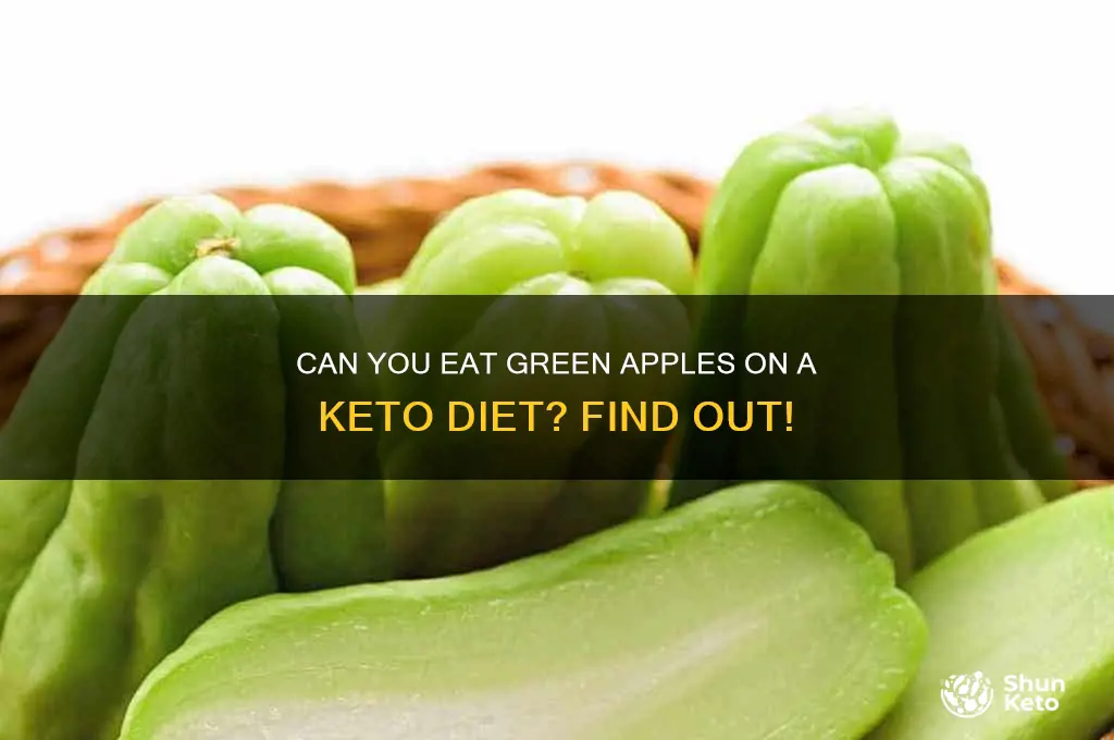 are green apples allowed on keto diet