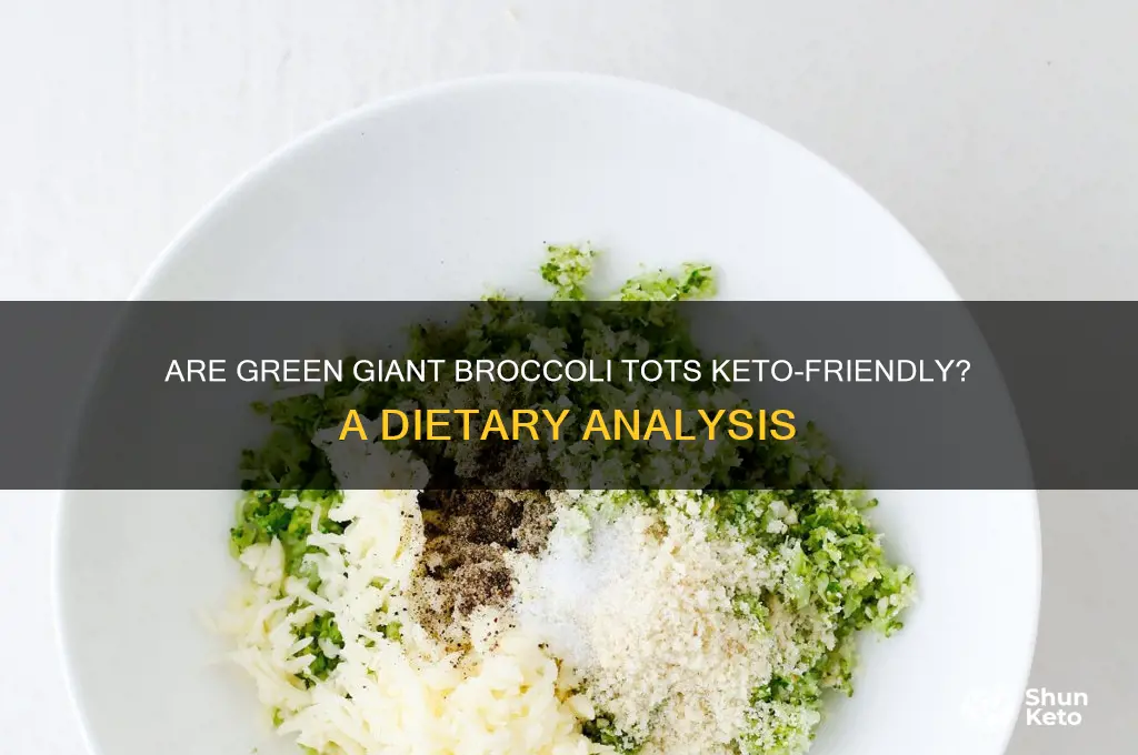 are green giant broccoli tots keto