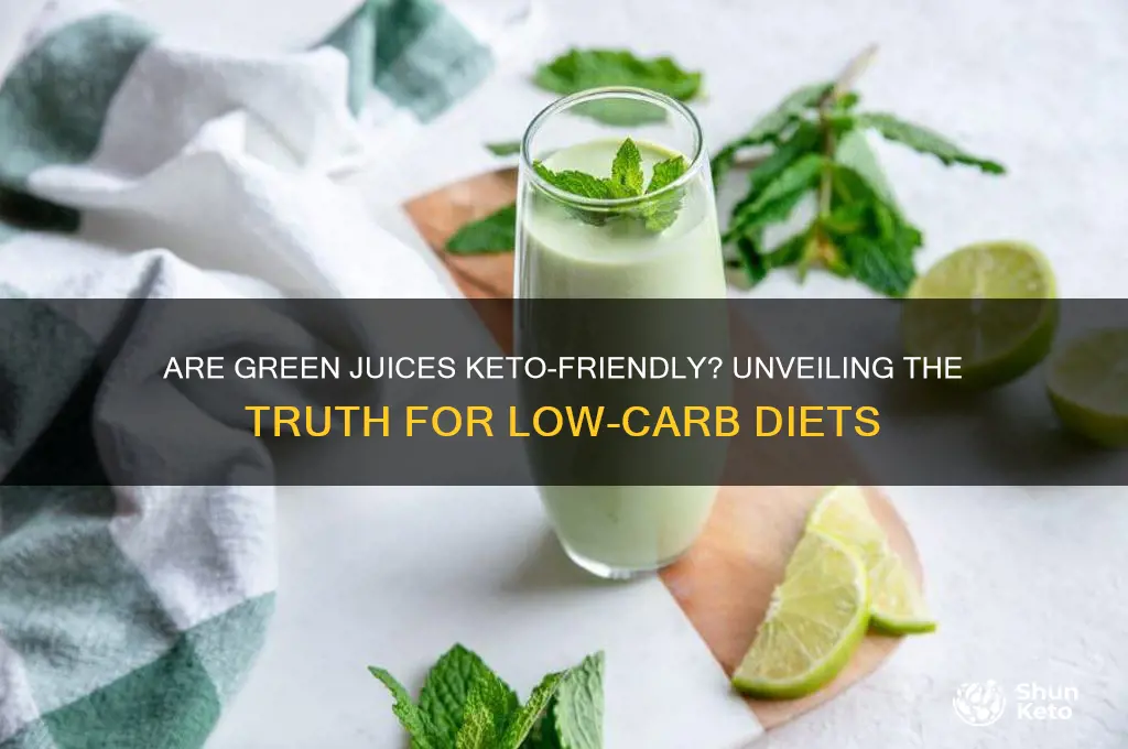 are green juices keto