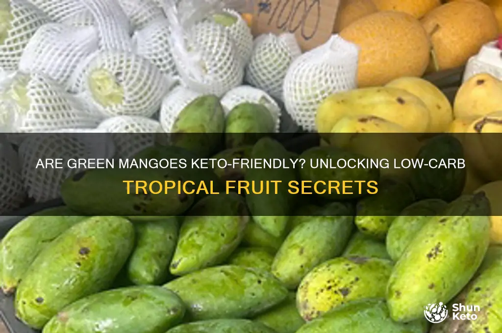 are green mangoes keto