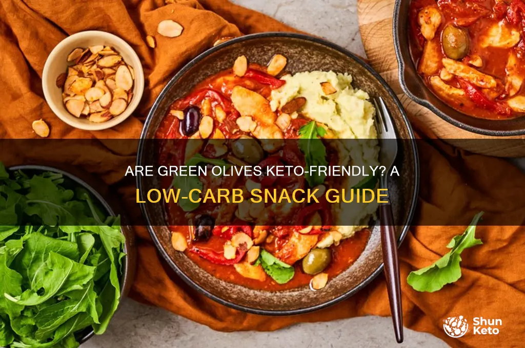 are green olives keto