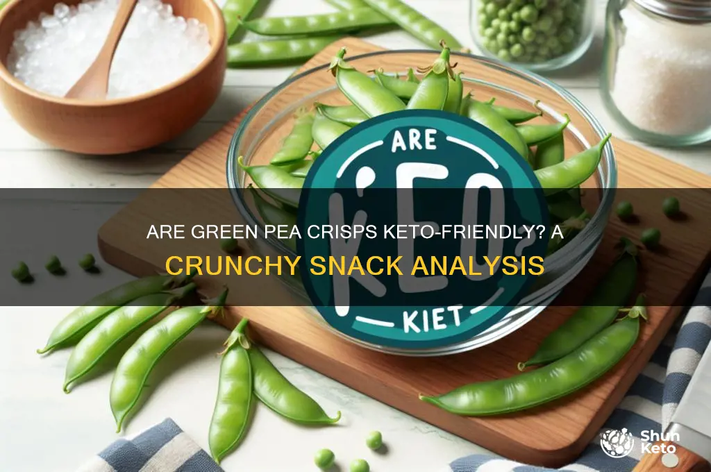 are green pea crisps keto
