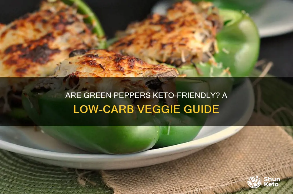 are green peppers keto