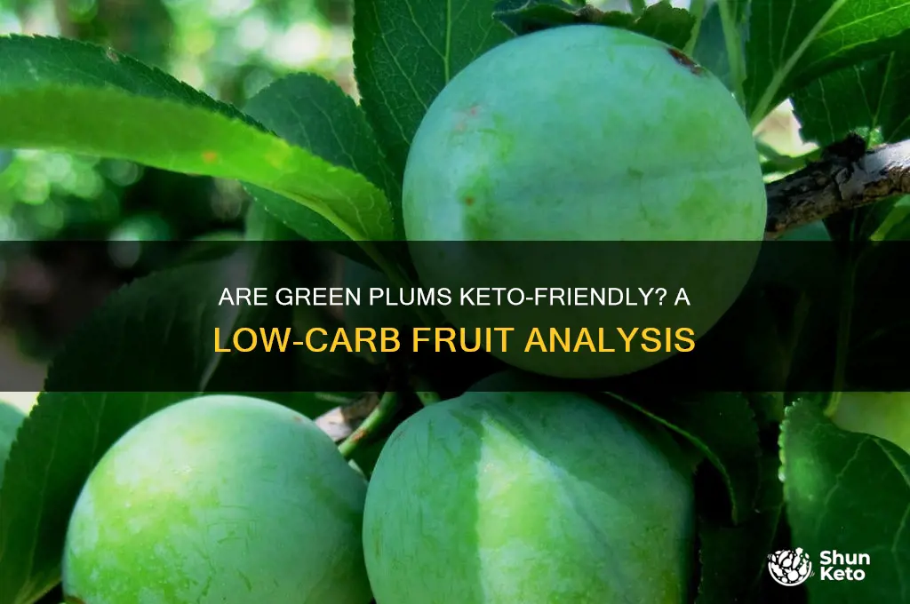are green plums keto