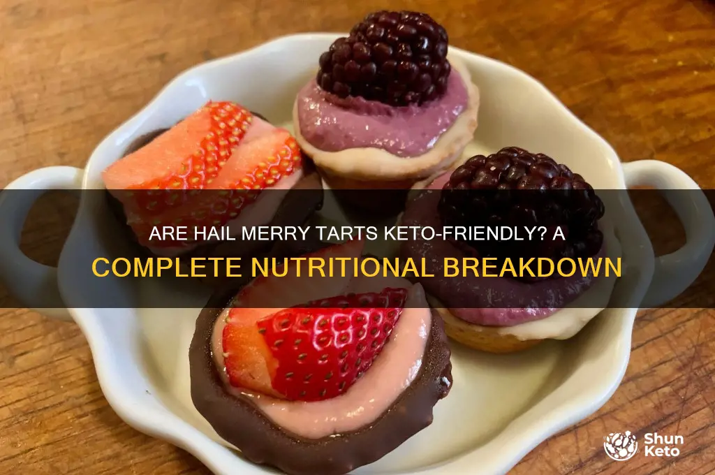 are hail merry tarts keto
