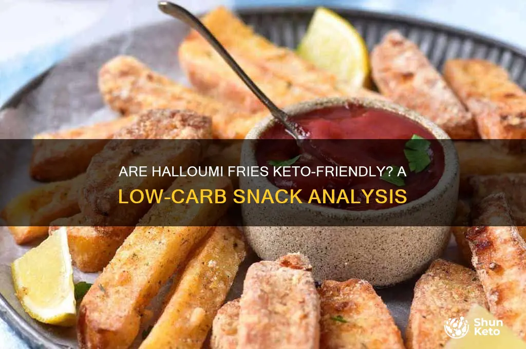 are halloumi fries keto