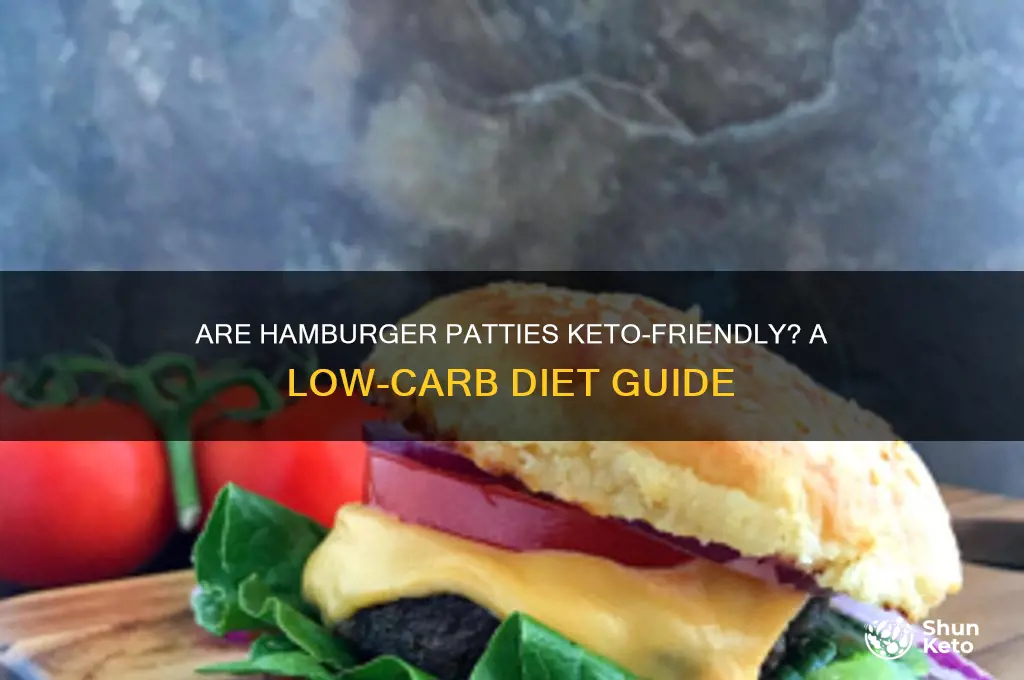are hamburger patties keto