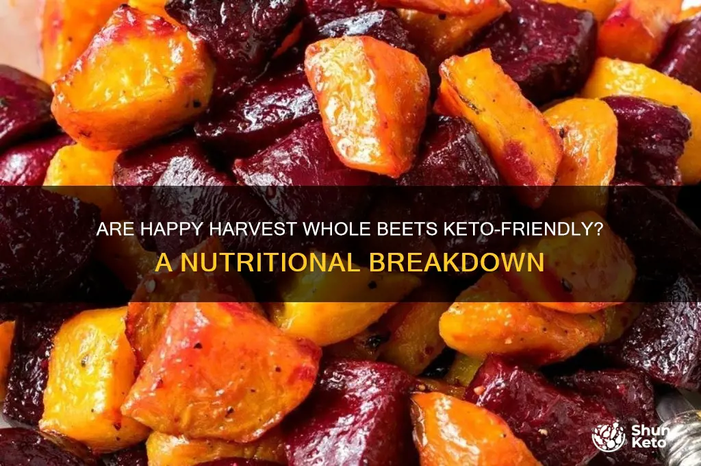 are happy harvest whole beets keto