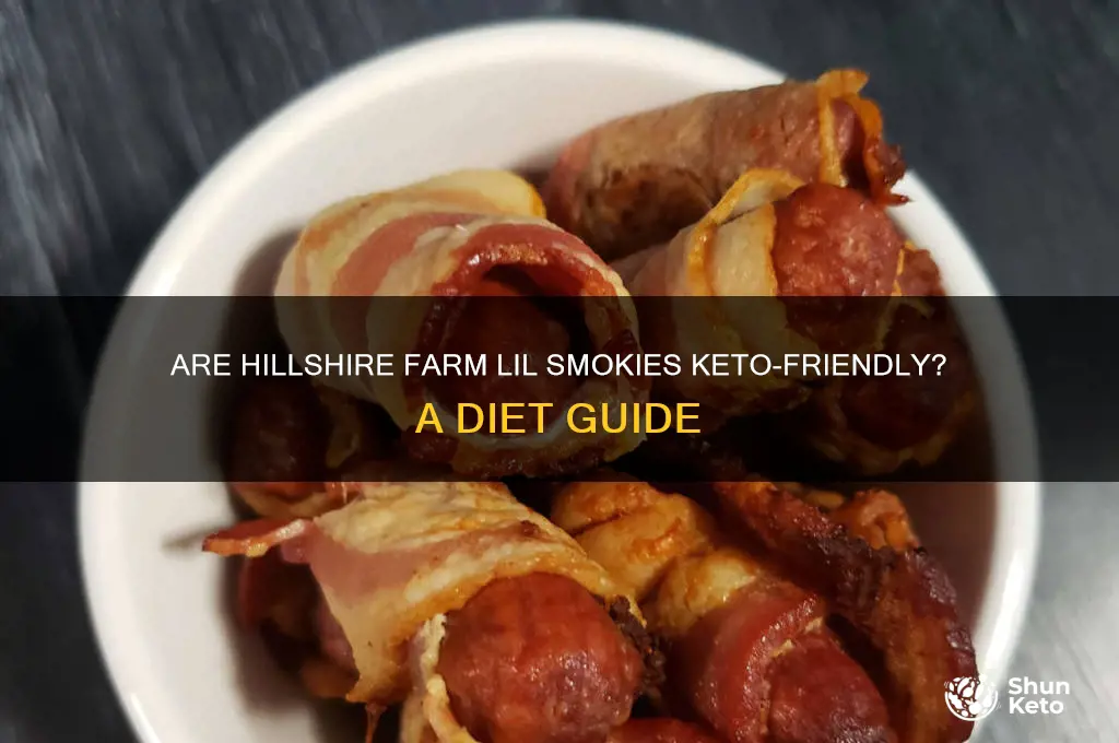 are hillshire farm lil smokies keto