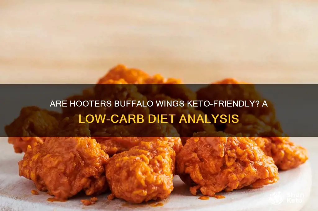 are hooters buffalo wings keto
