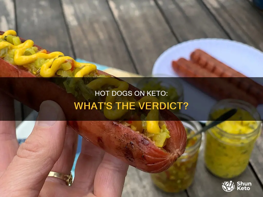 are hot dogs allowed on keto