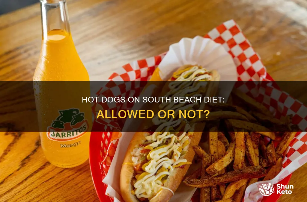 are hot dogs allowed on south beach diet