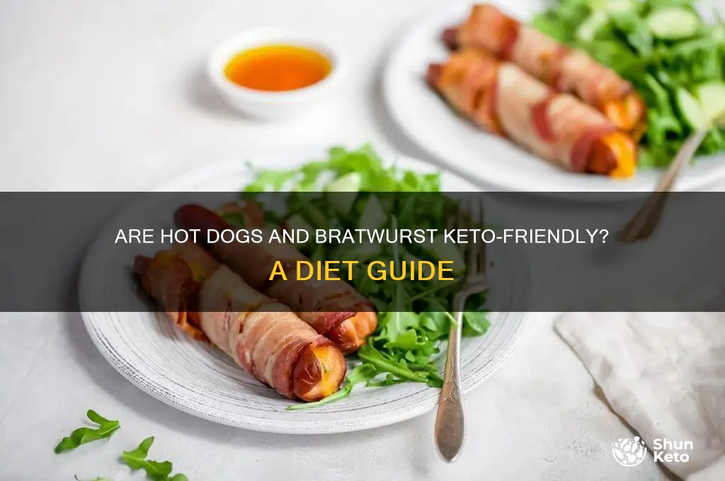 are hot dogs and bratwurst keto