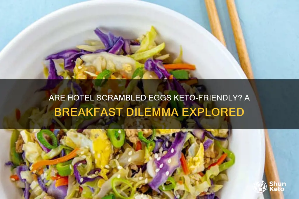 are hotel scrambled eggs keto