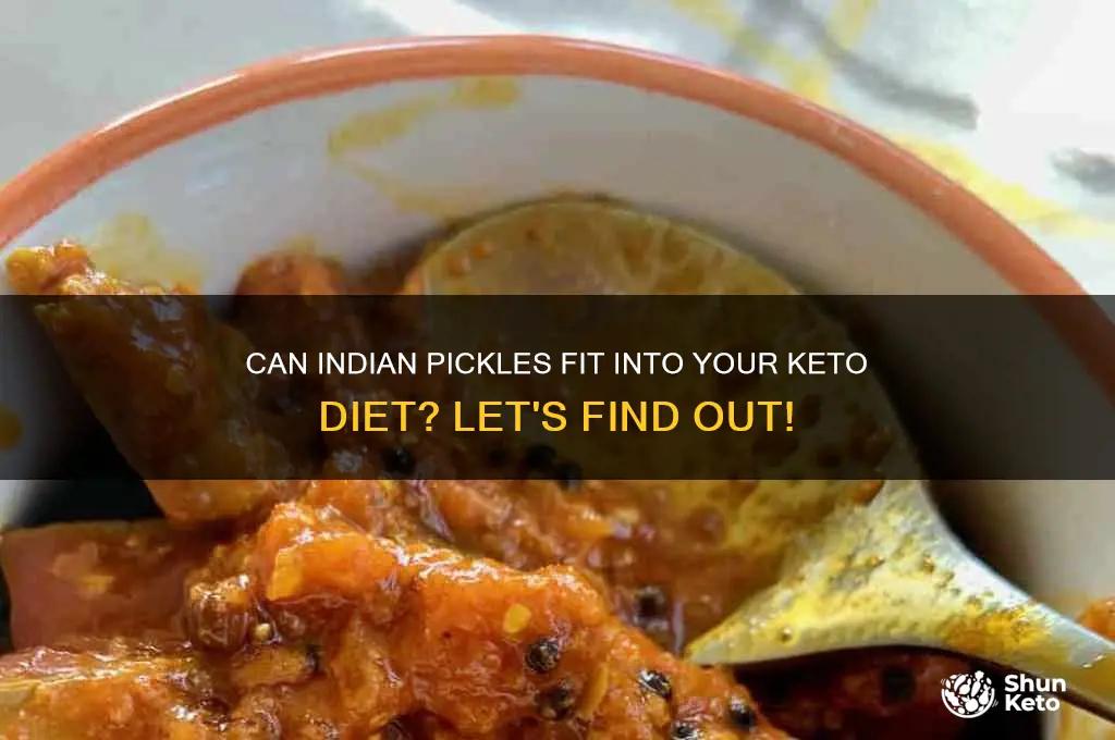 are indian pickles keto