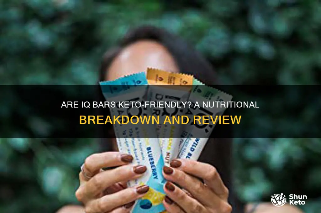 are iq bars keto