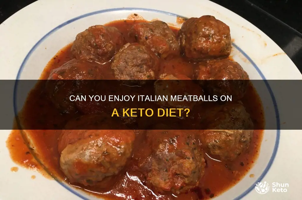 are italian meatballs keto