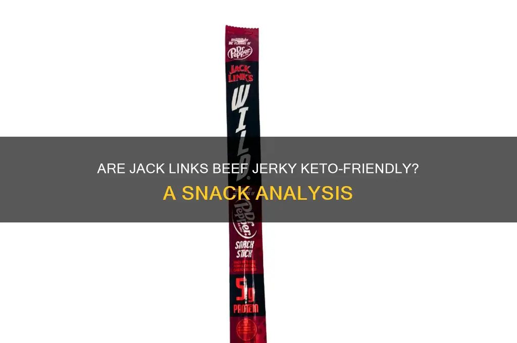 are jack links keto