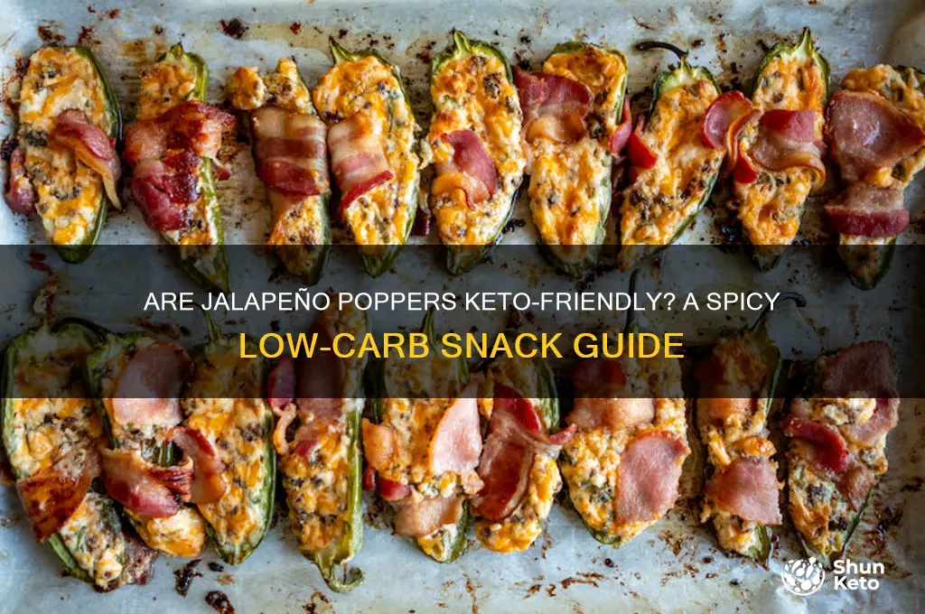 are jalapeno poppers keto